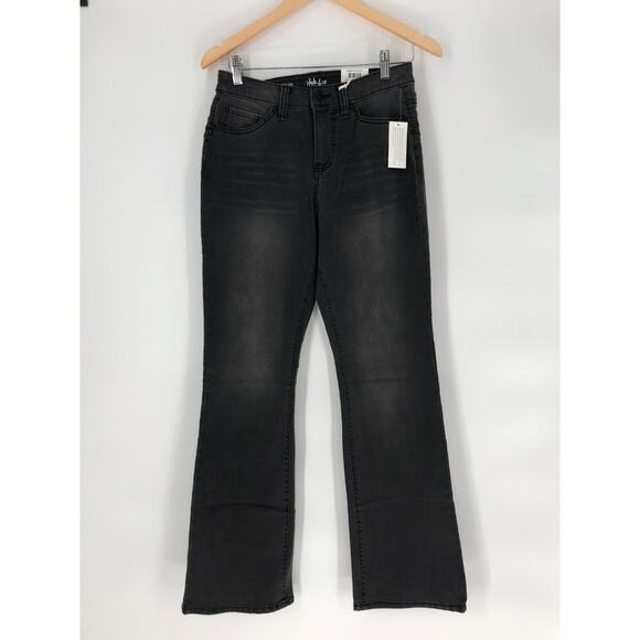 Style & Co Jeans‎ Women's Jeans Curvy Boot Leg Size 4 Mid Rise Gray - Picture 11 of 12